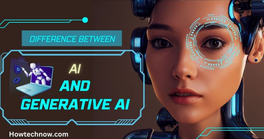 difference between AI and generative AI